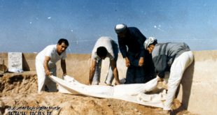 تدفین مجدد شهید آیت‌الله سید محمدباقر صدر در دوران صدام به روایت تصاویر