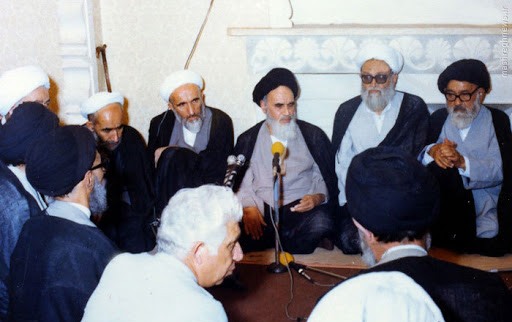دیدار علمای مشهد با امام خمینی