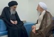 گزارشی از دیدار آیت‌الله جوادی آملی با آیت‌الله سیستانی در نجف اشرف