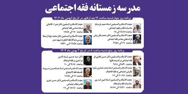 بررسی مبانی و رویکردهای نوین در «فقه اجتماعی» + صوت ارائه اساتید